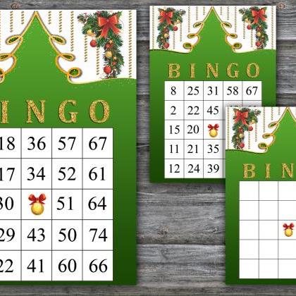 Christmas Tree Bingo Game,christmas Tree Bingo..