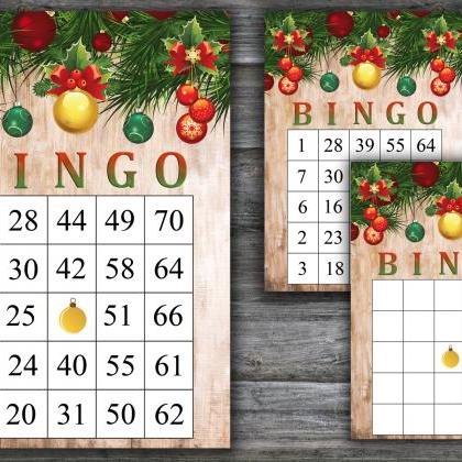 Christmas Toys Bingo Game,merry Christmas Bingo..