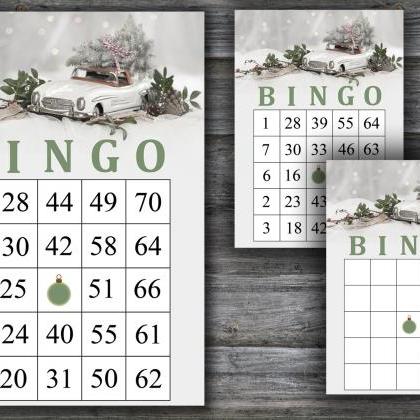 Year Bingo Game,merry Christmas Bingo..