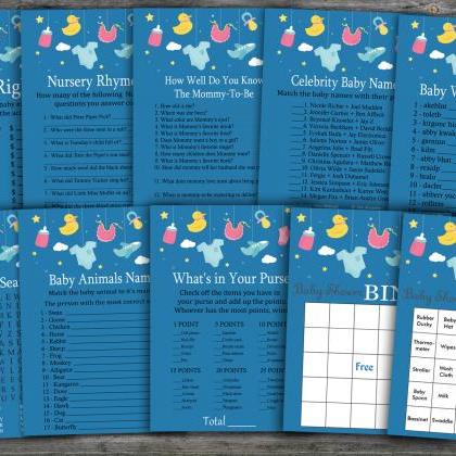 Baby toys baby shower games package..