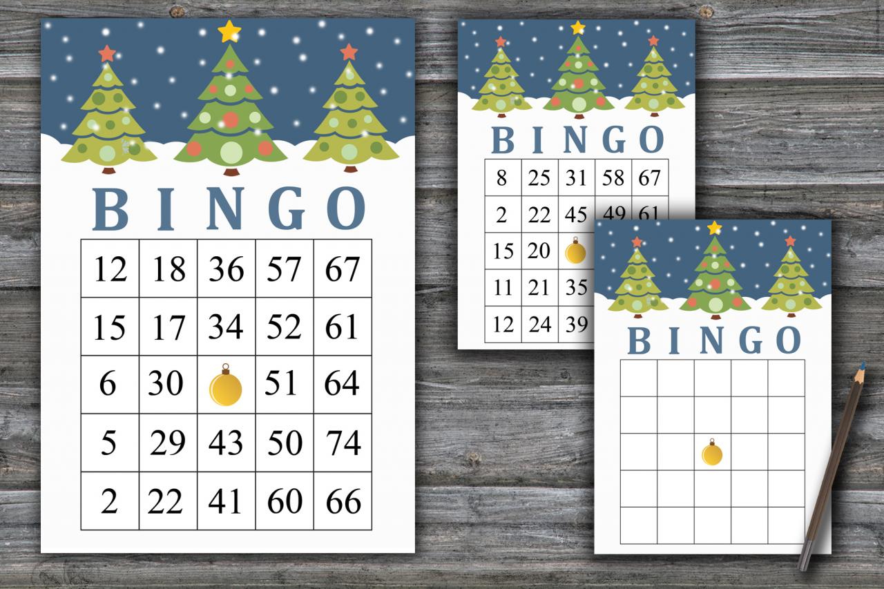 Christmas Tree Bingo Game,christmas Tree Bingo Card,christmas Bingo Game,christmas Party Bingo,holiday Bingo Card,instant Download