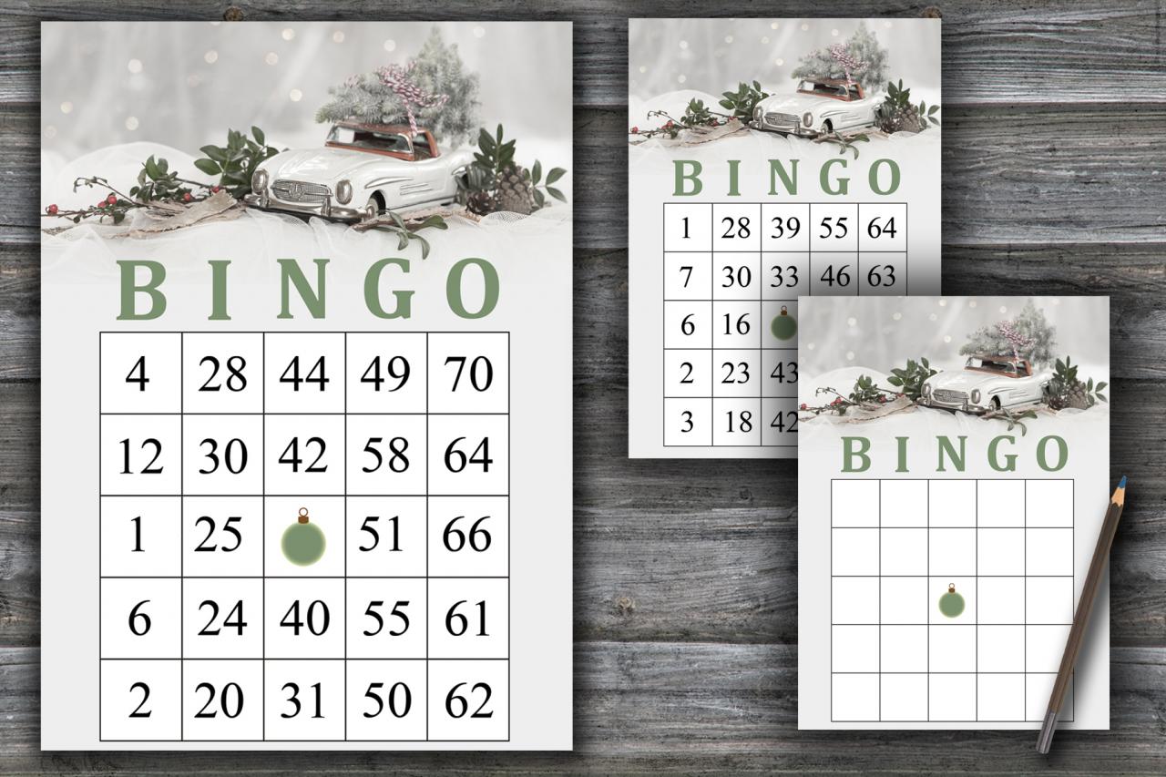 Year Bingo Game,merry Christmas Bingo Card,christmas Bingo Game,christmas Party Bingo,holiday Bi on Luulla for Free Printable Printable Bingo Cards 4 Per Page