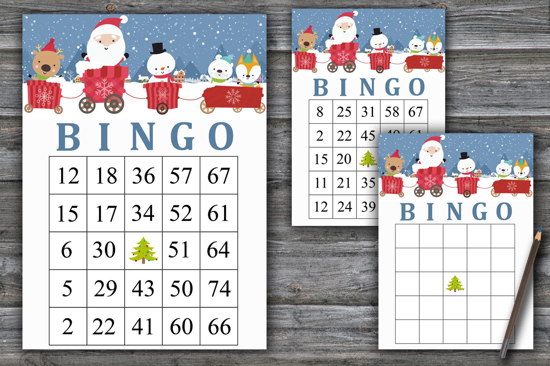 Santa claus bingo game,Christmas train bingo game,Christmas bingo game,Christmas Party bingo,Holiday Bingo card,INSTANT DOWNLOAD