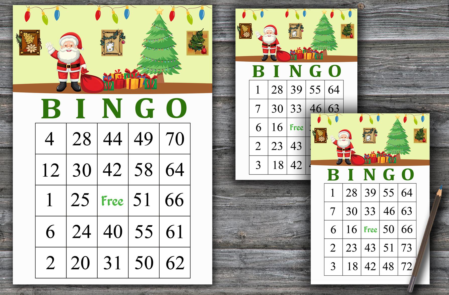 Santa claus bingo bingo game,Santa claus bingo card,Christmas bingo game,Christmas Party bingo,Holiday Bingo card,INSTANT DOWNLOAD