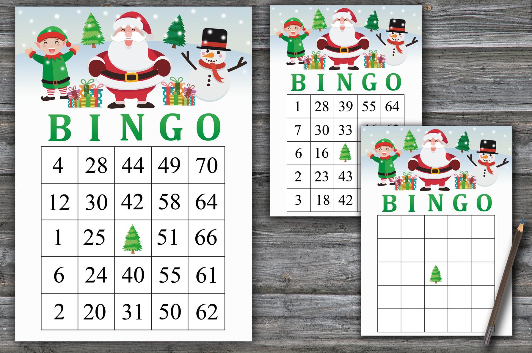 Happy santa claus bingo game,Christmas bingo card,Christmas bingo game,Christmas Party bingo,Holiday Bingo card,INSTANT DOWNLOAD
